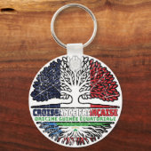 Äquatoriale Guinea Äquatorialguinea Frankreich Schlüsselanhänger (Vorderseite)