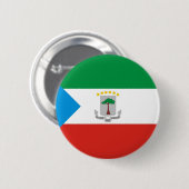 Äquatoriale Guinea Button (Vorne & Hinten)