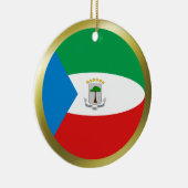 Äquatoriale Guinea Flag Ornament (Rechts)