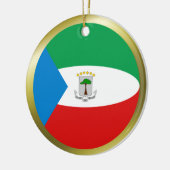 Äquatoriale Guinea Flag Ornament (Links)