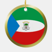 Äquatoriale Guinea Flag Ornament (Hinten)