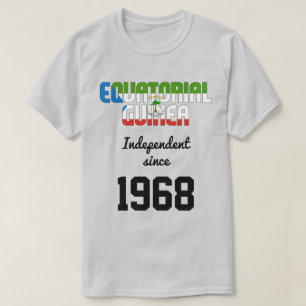 Äquatoriale Guinea Flag Unabhängigkeit Feier T-Shirt