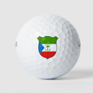 Äquatoriale Guinea-Flagge Großpatriotisch Golfball