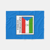 Äquatoriale Guinea Fleecedecke (Vorderseite (Horizontal))