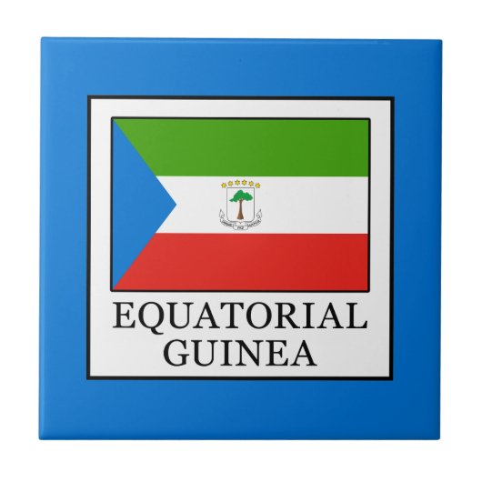 Äquatoriale Guinea Fliese (Vorderseite)