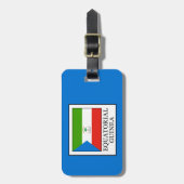 Äquatoriale Guinea Gepäckanhänger (Vorderseite vertikal)