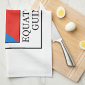 Äquatoriale Guinea Geschirrtuch (Viertel Falte)