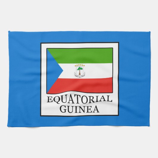 Äquatoriale Guinea Handtuch (Horizontal)