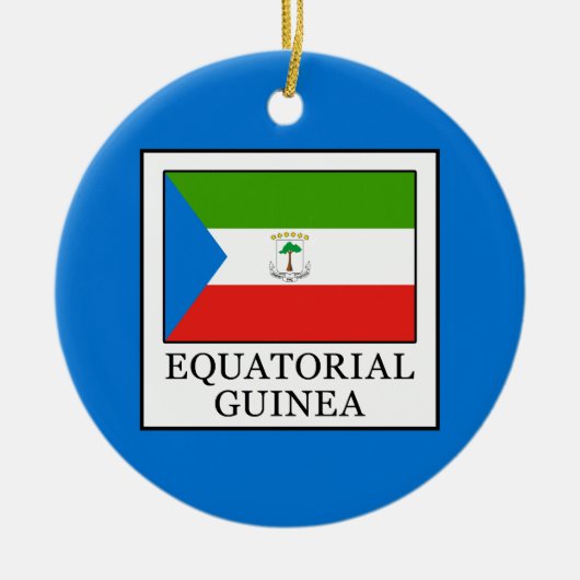 Äquatoriale Guinea Keramik Ornament (Vorne)