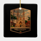 Äquatoriale Guinea Keramikornament (Rückseite)