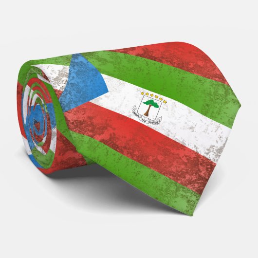 Äquatoriale Guinea Krawatte (Gerollt)
