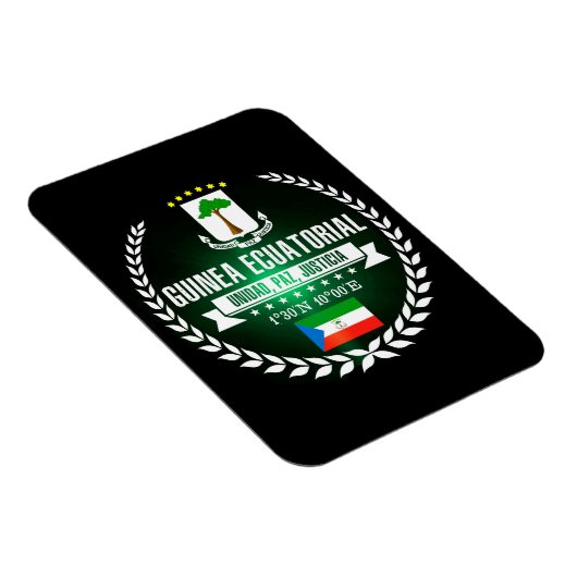 Äquatoriale Guinea Magnet (Rechte Seite)