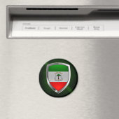 Äquatoriale Guinea Mettalic Emblem Magnet (In Situ (Geschirrspüler))