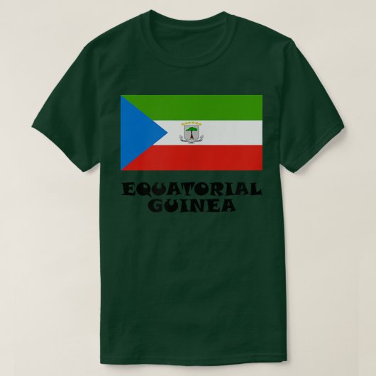 Äquatoriale Guinea Nationale Flagge Äquatoriale Gu T-Shirt (Design vorne)