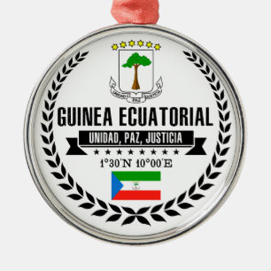 Äquatoriale Guinea Ornament Aus Metall