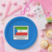 Äquatoriale Guinea Pappteller (Party)