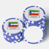 Äquatoriale Guinea Pokerchips (Stapel)