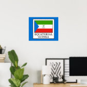 Äquatoriale Guinea Poster (Heimbüro)