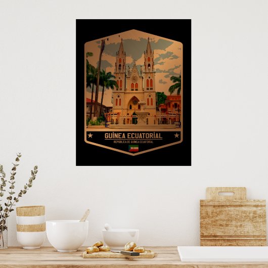 Äquatoriale Guinea Poster (Küche)