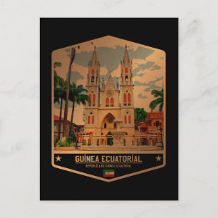 Äquatoriale Guinea Postkarte