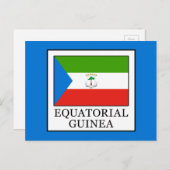 Äquatoriale Guinea Postkarte (Vorne/Hinten)