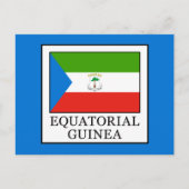 Äquatoriale Guinea Postkarte (Vorderseite)
