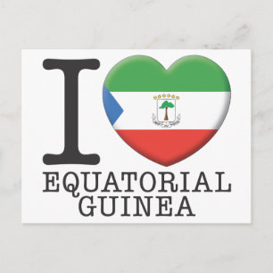 Äquatoriale Guinea Postkarte