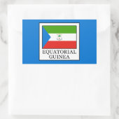 Äquatoriale Guinea Rechteckiger Aufkleber (Tasche)