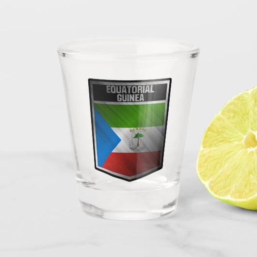 Äquatoriale Guinea Schnapsglas (Vorderseite)