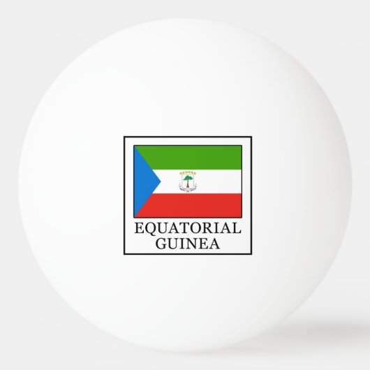 Äquatoriale Guinea Tischtennisball (Vorderseite)