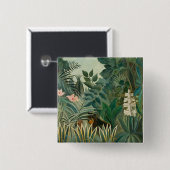 Äquatoriale Jungle, 1909 (Öl auf Leinwand) Button (Vorne & Hinten)