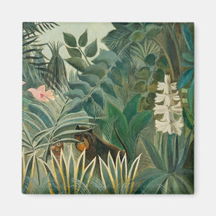 Äquatoriale Jungle, 1909 (Öl auf Leinwand) Magnet