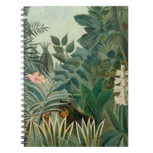 Äquatoriale Jungle, 1909 (Öl auf Leinwand) Notizblock