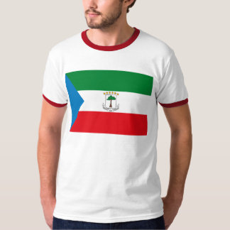 Äquatorialer Guinea-Flaggen-T - Shirt