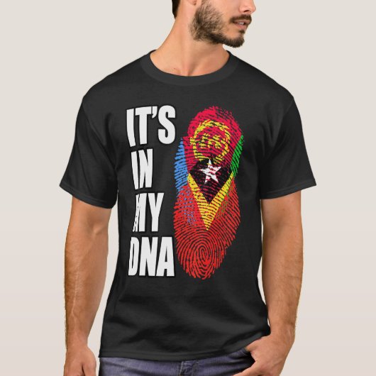 Äquatorialer guineischer und eritreischer DNA-Flag T-Shirt (Vorderseite)
