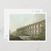 Aqueduct in der Nähe von Belgrad, Serbien, Platte  Postkarte (Vorne/Hinten)