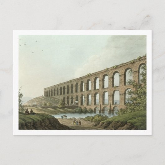 Aqueduct in der Nähe von Belgrad, Serbien, Platte Postkarte (Vorderseite)