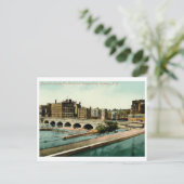 Aqueduct, Rochester, NY Vintag Postkarte (Stehend Vorderseite)