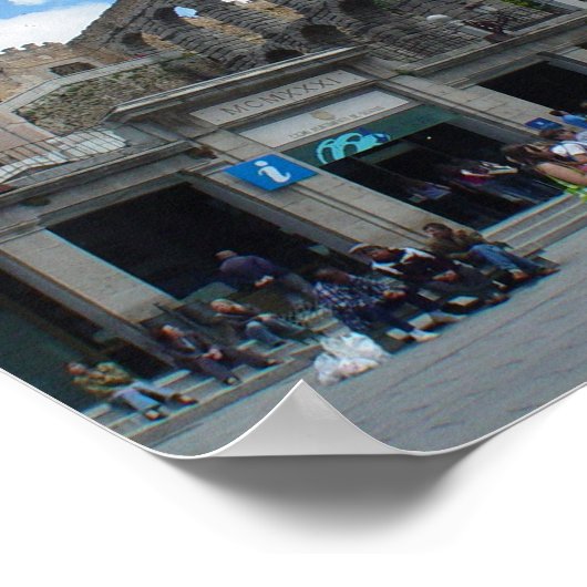 Aqueduct, Segovia, Spanien Poster (Ecke)