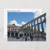 Aqueduct, Segovia, Spanien Postkarte (Vorne/Hinten)