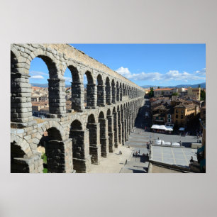 Aqueduct von Segovia, Spanien Poster