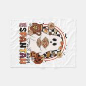 Aqui Espantan! Dia De Muertos Spanish Mexican Hall Fleecedecke (Vorderseite (Horizontal))