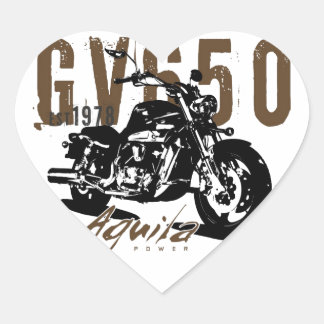 Aquila Der Adler Herz-Aufkleber