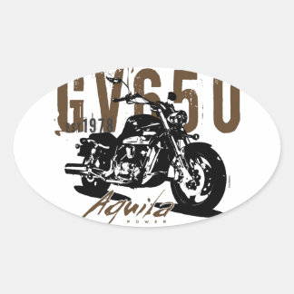 Aquila Der Adler Ovaler Aufkleber