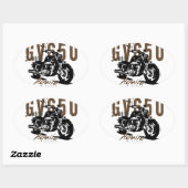 Aquila Der Adler Ovaler Aufkleber (Blatt)