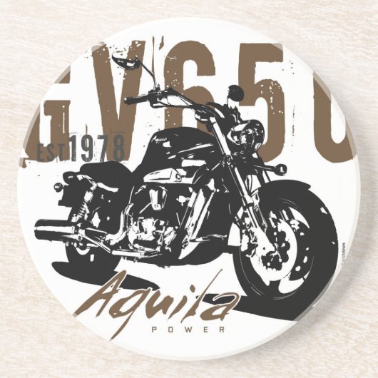 Aquila Eagle Sandstein Untersetzer (Vorne)