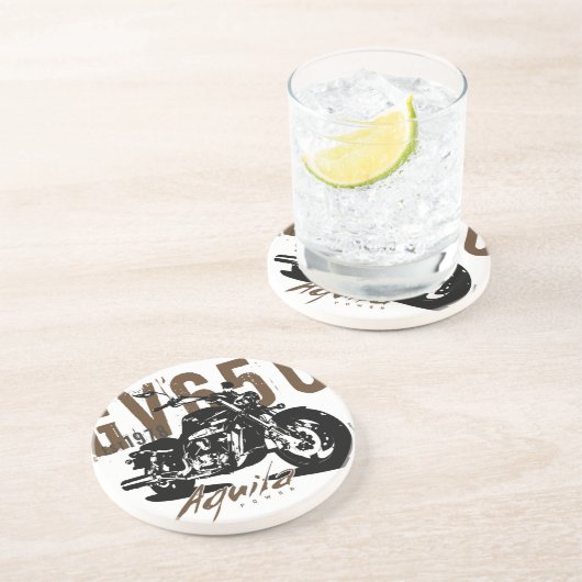 Aquila Eagle Sandstein Untersetzer (Seite)