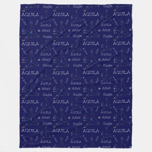 Aquila Fleecedecke (Vorderseite)