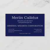 Aquila Visitenkarte (Rückseite)