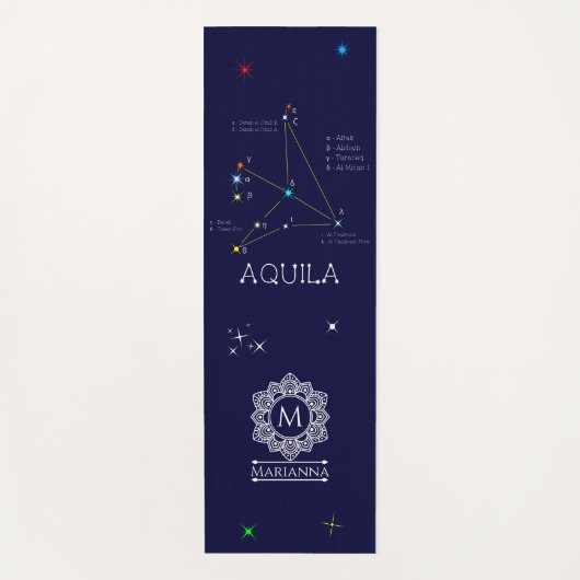 Aquila Yogamatte (Vorderseite)